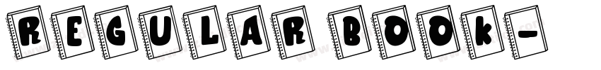 Regular Book字体转换